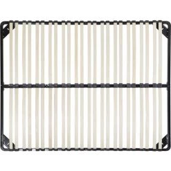 BELIANI Sommier 180 X 200 Cm De 48 Lattes - Noir -Sommier Soldes 11423883 5