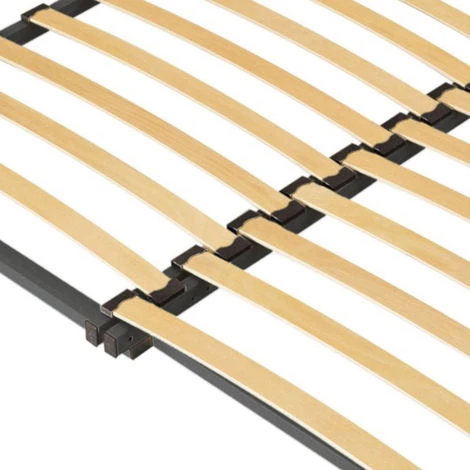 EBAC LITERIE Sommier à Lattes De 90 à 160x200 Extensible - 27 Lattes Bois - Fabrication Française - Gris 4 EBAC LITERIE Sommier à Lattes De 90 à 160x200 Extensible - 27 Lattes Bois - Fabrication Française - Gris – Image 2