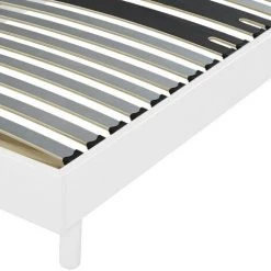 EBAC LITERIE Sommier + Jeu De Pieds 90x190 Decokit 18 Lattes Blanc - Blanc 5 EBAC LITERIE Sommier + Jeu De Pieds 90x190 Decokit 18 Lattes Blanc - Blanc -Sommier Soldes 14371101 2