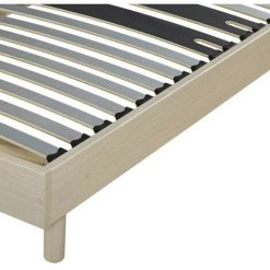 EBAC LITERIE Sommier + Jeu De Pieds 90x190 Decokit 18 Lattes Chêne Clair - Bois Clair 5 EBAC LITERIE Sommier + Jeu De Pieds 90x190 Decokit 18 Lattes Chêne Clair - Bois Clair -Sommier Soldes 14371103 2