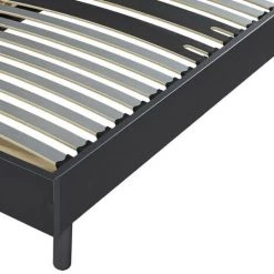 EBAC LITERIE Sommier + Jeu De Pieds 90x190 Decokit 18 Lattes Graphite - Gris 5 EBAC LITERIE Sommier + Jeu De Pieds 90x190 Decokit 18 Lattes Graphite - Gris -Sommier Soldes 14371106 2