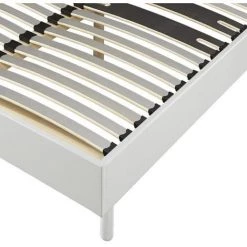 EBAC LITERIE Sommier + Jeu De Pieds 160x200 Decokit 2x18 Lattes Blanc - Blanc 5 EBAC LITERIE Sommier + Jeu De Pieds 160x200 Decokit 2x18 Lattes Blanc - Blanc -Sommier Soldes 14371115 2