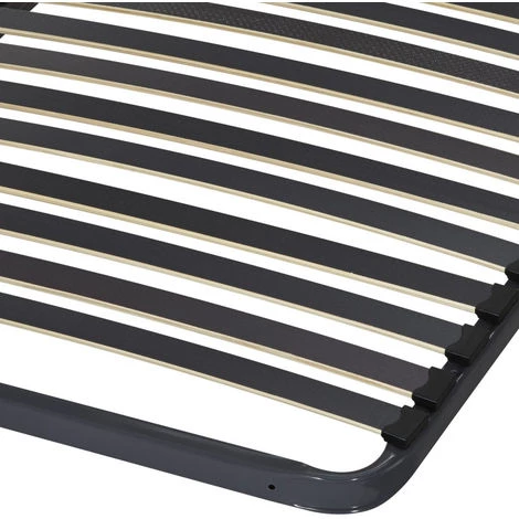 EBAC LITERIE Sommier à Lattes + Pieds 140x190 Artemis - 42 Lattes Bois - Fabrication Française - Gris 4 EBAC LITERIE Sommier à Lattes + Pieds 140x190 Artemis - 42 Lattes Bois - Fabrication Française - Gris – Image 2
