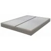 EBAC LITERIE Sommier Tapissier 90+90x200 Omega Simili Taupe 18 Lattes - Taupe -Sommier Soldes 14371236 1