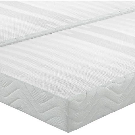 EBAC LITERIE Sommier Tapissier 90+90x200 Omega Blanc 18 Lattes - Blanc 4 EBAC LITERIE Sommier Tapissier 90+90x200 Omega Blanc 18 Lattes - Blanc – Image 2
