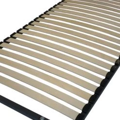 EBAC LITERIE Sommier Démontable 90x190 22 Lattes - 22 Lattes Bois - Fabrication Française - Gris -Sommier Soldes 14371334 4