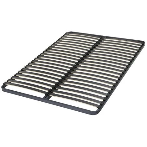 EBAC LITERIE Sommier à Lattes 140x190 C221 - 42 Lattes Bois - Fabrication Française - Gris 3 EBAC LITERIE Sommier à Lattes 140x190 C221 - 42 Lattes Bois - Fabrication Française - Gris
