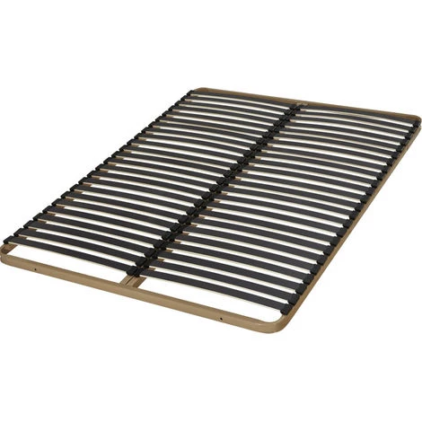 EBAC LITERIE Sommier à Lattes 120x200 C224 - 48 Lattes Bois - Fabrication Française - Marron 3 EBAC LITERIE Sommier à Lattes 120x200 C224 - 48 Lattes Bois - Fabrication Française - Marron