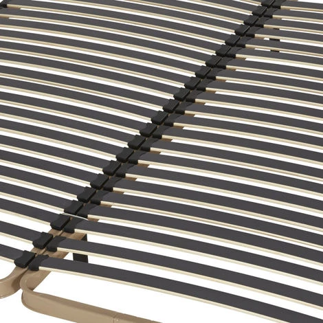 EBAC LITERIE Sommier à Lattes 2x90x200 C224 - 48 Lattes Bois - Fabrication Française - Marron 4 EBAC LITERIE Sommier à Lattes 2x90x200 C224 - 48 Lattes Bois - Fabrication Française - Marron – Image 2