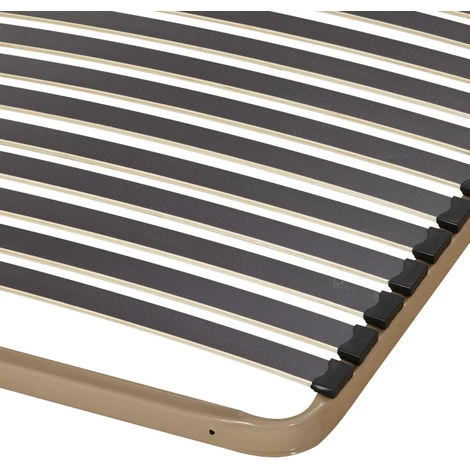 EBAC LITERIE Sommier à Lattes + Pieds 90x190 C224 - 24 Lattes Bois - Fabrication Française - Marron 4 EBAC LITERIE Sommier à Lattes + Pieds 90x190 C224 - 24 Lattes Bois - Fabrication Française - Marron – Image 2