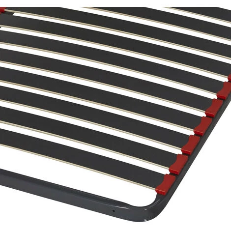 EBAC LITERIE Sommier à Lattes + Pieds 140x200 C39 - 36 Lattes Bois - Fabrication Française - Gris 4 EBAC LITERIE Sommier à Lattes + Pieds 140x200 C39 - 36 Lattes Bois - Fabrication Française - Gris – Image 2