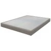 EBAC LITERIE Sommier Tapissier 140x200 Omega Simili Taupe 2x18 Lattes - Taupe -Sommier Soldes 14371428 1