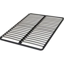 EBAC LITERIE Sommier à Lattes 120x190 Epsilon - 40 Lattes Bois - Fabrication Française - Gris