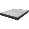 EBAC LITERIE Sommier Tapissier 140x190 Omega Simili Gris 2x18 Lattes - Gris -Sommier Soldes 14371442 1