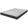 EBAC LITERIE Sommier Tapissier 160x200 Omega Simili Gris 2x18 Lattes - Gris -Sommier Soldes 14371450 1