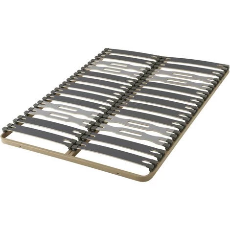 EBAC LITERIE Sommier à Lattes 140x190 Zeta - 26 Lattes Bois - Fabrication Française - Marron 3 EBAC LITERIE Sommier à Lattes 140x190 Zeta - 26 Lattes Bois - Fabrication Française - Marron