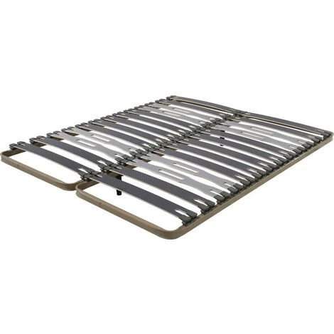 EBAC LITERIE Sommier à Lattes 2x90x200 Zeta - 26 Lattes Bois - Fabrication Française - Marron 3 EBAC LITERIE Sommier à Lattes 2x90x200 Zeta - 26 Lattes Bois - Fabrication Française - Marron