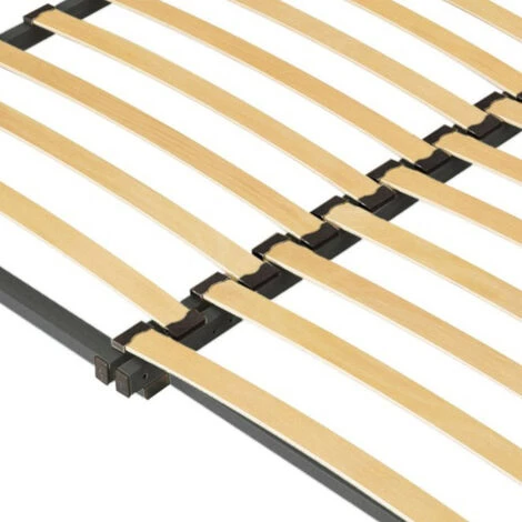 EBAC LITERIE Sommier à Lattes De 90 à 160x190 Extensible - 27 Lattes Bois - Fabrication Française - Gris 4 EBAC LITERIE Sommier à Lattes De 90 à 160x190 Extensible - 27 Lattes Bois - Fabrication Française - Gris – Image 2