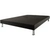 EBAC LITERIE Sommier Tapissier + Jeu De Pieds 160x200 Deco 13 Lattes - Anthracite