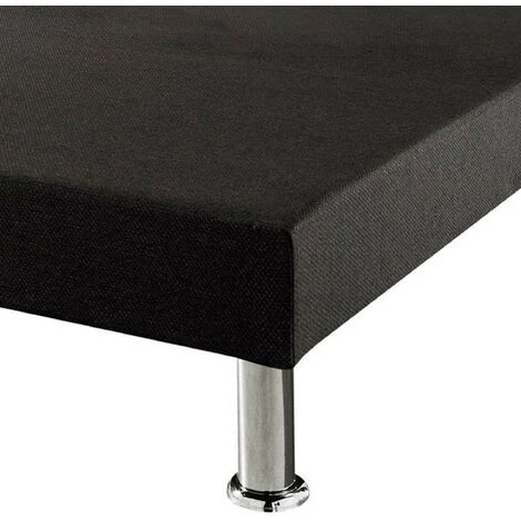 EBAC LITERIE Sommier Tapissier + Jeu De Pieds 160x200 Deco 13 Lattes - Anthracite 4 EBAC LITERIE Sommier Tapissier + Jeu De Pieds 160x200 Deco 13 Lattes - Anthracite – Image 2