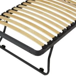 EBAC LITERIE Sommier Gigogne 90x190 Bas - Gris -Sommier Soldes 14371685 5