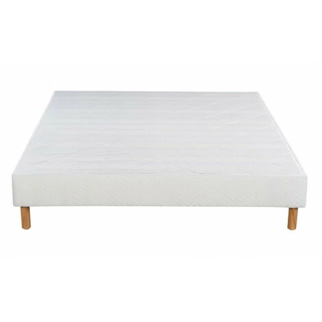 Sommier Essenzia TRADITION GRAPHIC BLANC 19cm 90x190 - Blanc 4 Sommier Essenzia TRADITION GRAPHIC BLANC 19cm 90x190 - Blanc – Image 2