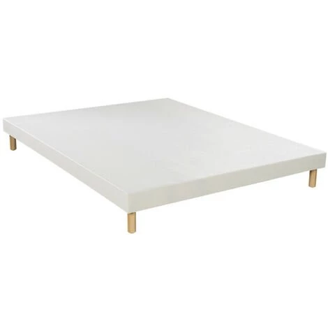 Sommier Essenzia Déco Beige 140x190 - Blanc 3 Sommier Essenzia Déco Beige 140x190 - Blanc