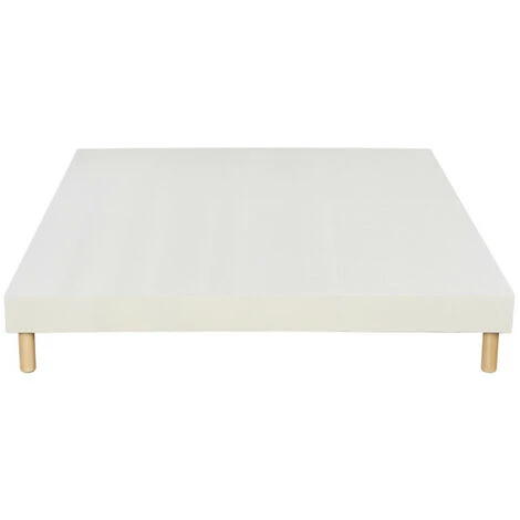Sommier Essenzia Déco Beige 140x190 - Blanc 4 Sommier Essenzia Déco Beige 140x190 - Blanc – Image 2