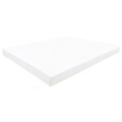 Sommier Essenzia Déco Simili Blanc 120x190 - Blanc