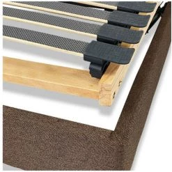 Sommier Electrique Essenzia Zen DETENTE MARRON 70x190 - Blanc -Sommier Soldes 15136226 4