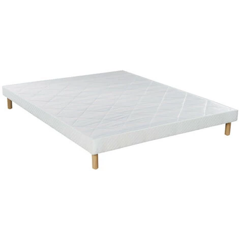 Sommier Essenzia TRADITION GRAPHIC BLANC 13cm 130x190 - Blanc 3 Sommier Essenzia TRADITION GRAPHIC BLANC 13cm 130x190 - Blanc