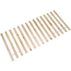 Sommier à 13 Lattes En Pin Massif Pour Lit 1 Personne, 198 X 90 X 2 Cm -PEGANE-