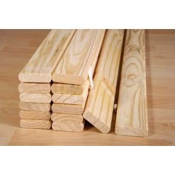 Grand Sommier à Lattes En Pin Massif Pour Lit 2 Personnes, 198 X 140 X 2 Cm -PEGANE- -Sommier Soldes 15505603 2