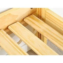 Grand Sommier à Lattes En Pin Massif Pour Lit 2 Personnes, 198 X 140 X 2 Cm -PEGANE- -Sommier Soldes 15505603 4