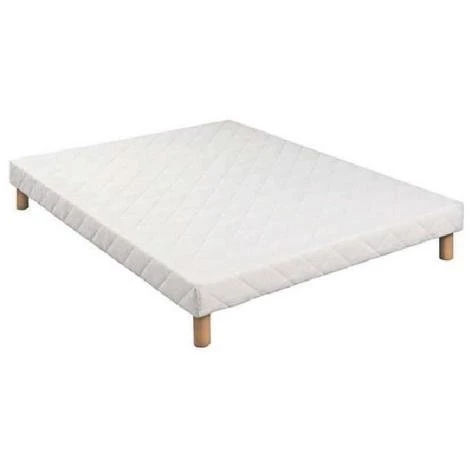 KBEDDING Sommier Tapissier 160x200 + 4 Pieds Offert 3 KBEDDING Sommier Tapissier 160x200 + 4 Pieds Offert