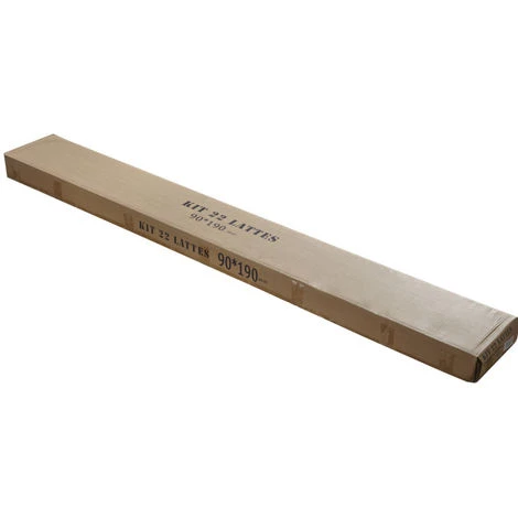 EBAC LITERIE Sommier Démontable + Pieds 90x190 22 Lattes - 22 Lattes Bois - Fabrication Française - Gris 4 EBAC LITERIE Sommier Démontable + Pieds 90x190 22 Lattes - 22 Lattes Bois - Fabrication Française - Gris – Image 2