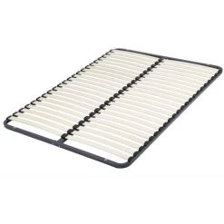 EBAC LITERIE Sommier Démontable + Pieds 140x190 22 Lattes - 44 Lattes Bois - Fabrication Française - Gris -Sommier Soldes 17271183 5