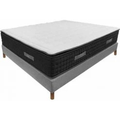 Sommier Essenzia DOUCE FRANCE 13CM 140x190 - Blanc -Sommier Soldes 17408798 3