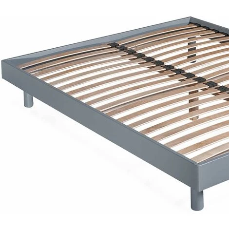 ALTOBUY NEOKIT - Sommier Démontable 160x200 Gris - Gris 5 ALTOBUY NEOKIT - Sommier Démontable 160x200 Gris - Gris – Image 3
