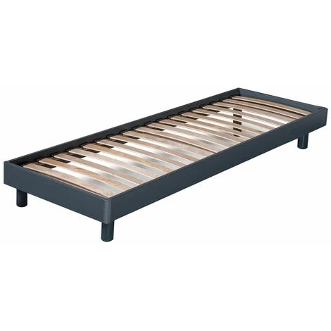 ALTOBUY NEOKIT - Sommier Démontable 90x190 Anthracite - Gris Anthracite 4 ALTOBUY NEOKIT - Sommier Démontable 90x190 Anthracite - Gris Anthracite – Image 2