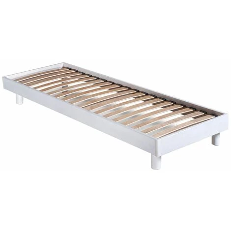 ALTOBUY NEOKIT - Sommier Démontable 90x190 Blanc - Blanc 3 ALTOBUY NEOKIT - Sommier Démontable 90x190 Blanc - Blanc