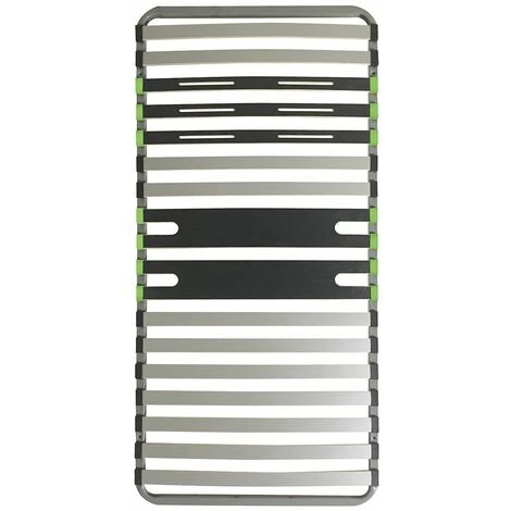 ALTOBUY ALTOZONE - Pack Sommier 16 Lattes 90x190cm + Pieds Gris - Gris 4 ALTOBUY ALTOZONE - Pack Sommier 16 Lattes 90x190cm + Pieds Gris - Gris – Image 2