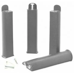 ALTOBUY ALTOZONE - Pack Sommier 16 Lattes 90x200cm + Pieds Gris - Gris -Sommier Soldes 17849894 3