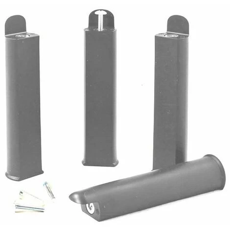 ALTOBUY ALTOSENSO - Pack Sommier 9 Lattes 90x190cm + Pieds Gris - Gris 5 ALTOBUY ALTOSENSO - Pack Sommier 9 Lattes 90x190cm + Pieds Gris - Gris – Image 3