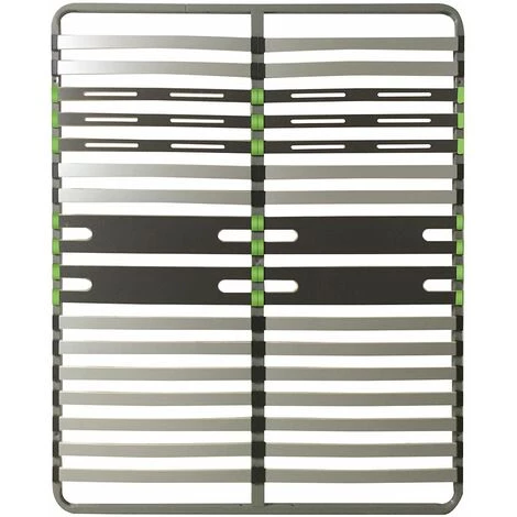 ALTOBUY ALTOZONE - Sommier 2x16 Lattes 140x190cm - Gris 3 ALTOBUY ALTOZONE - Sommier 2x16 Lattes 140x190cm - Gris