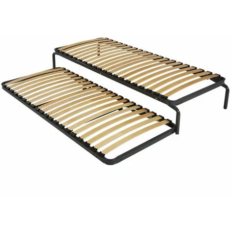 ALTOBUY DUO GIGOGNE - 2 Sommiers 20 Lattes 90x190 - Bleu 4 ALTOBUY DUO GIGOGNE - 2 Sommiers 20 Lattes 90x190 - Bleu – Image 2