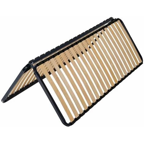 ALTOBUY ALTODUO - Sommier Pliable 2x20 Lattes 70x190 - Bleu 4 ALTOBUY ALTODUO - Sommier Pliable 2x20 Lattes 70x190 - Bleu – Image 2