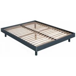 ALTOBUY NEOKIT - Sommier Démontable 140x190 Anthracite - Gris Anthracite