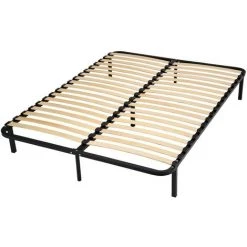 ALTOBUY ALTOKIT - Sommier Démontable 2x18 Lattes 160x200cm - Noir