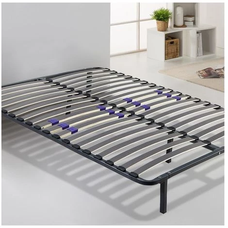 SOFAREVA Sommier Essentiel | 90x190cm | Lattes En Peuplier A Fermete Reglable | Pieds Inclus | Resistant Et Confortable 3 SOFAREVA Sommier Essentiel | 90x190cm | Lattes En Peuplier A Fermete Reglable | Pieds Inclus | Resistant Et Confortable